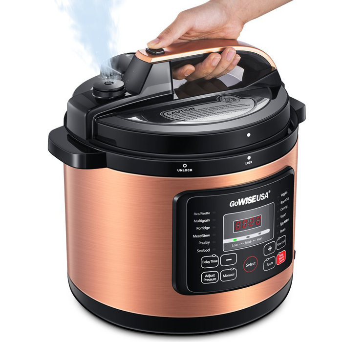 GoWISE USA Electric Pressure Cooker & Reviews Wayfair